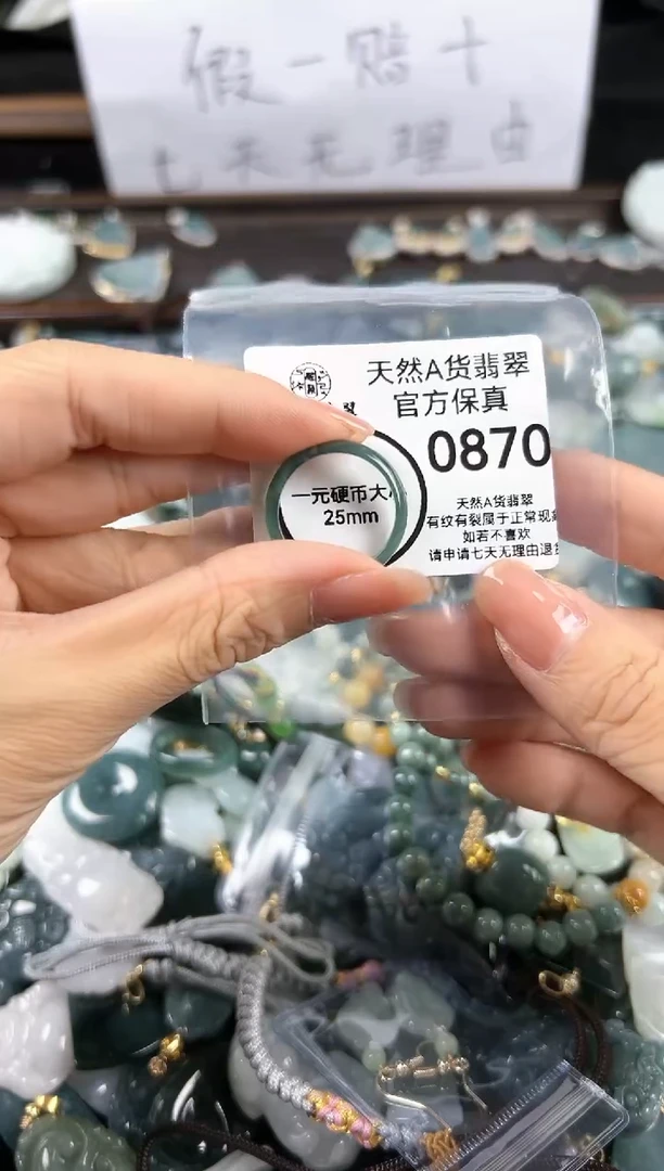 【闪购商品】翡翠颈饰未镶嵌默认配绳870