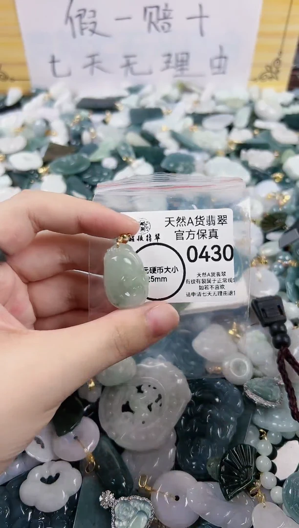 【闪购商品】翡翠颈饰未镶嵌默认配绳430