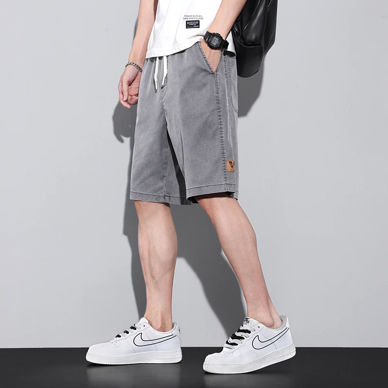 2024男士夏季莱塞尔五分短裤外穿百搭薄款
