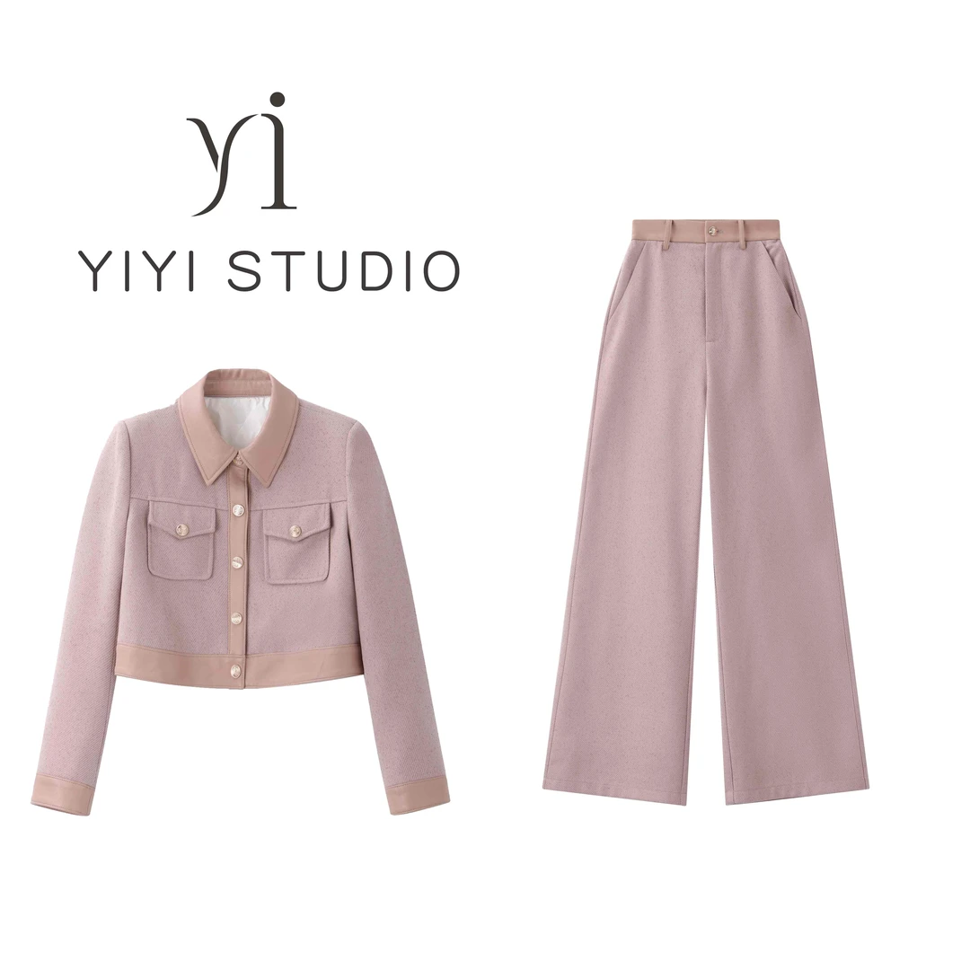 【菲林日记】<宠粉内购会>优雅复古小香羽绒外套高腰加绒直筒裤