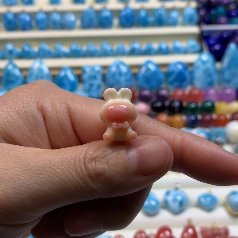 【闪购商品】针钠钙石（海纹石）吊坠(不含链)银S925镶嵌高**啡