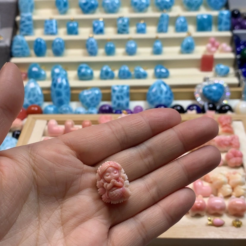 【闪购商品】针钠钙石（海纹石）吊坠(不含链)未镶嵌?****?