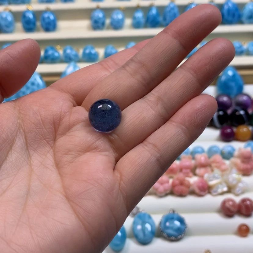 【闪购商品】针钠钙石（海纹石）珠宝半成品未镶嵌Y****i