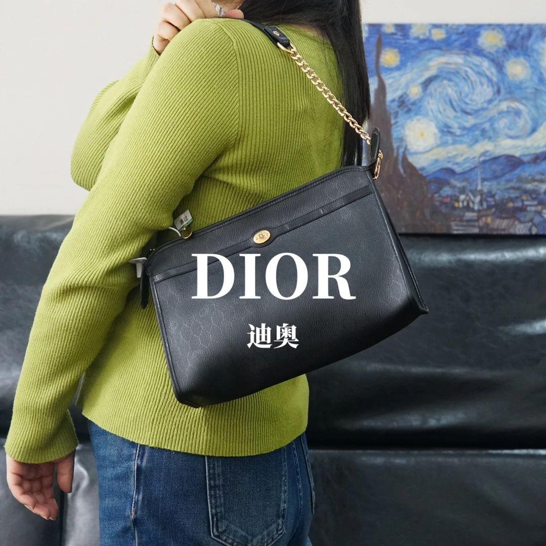 95新 DIOR/迪奥 黑色单肩包/ZG12502029/2029