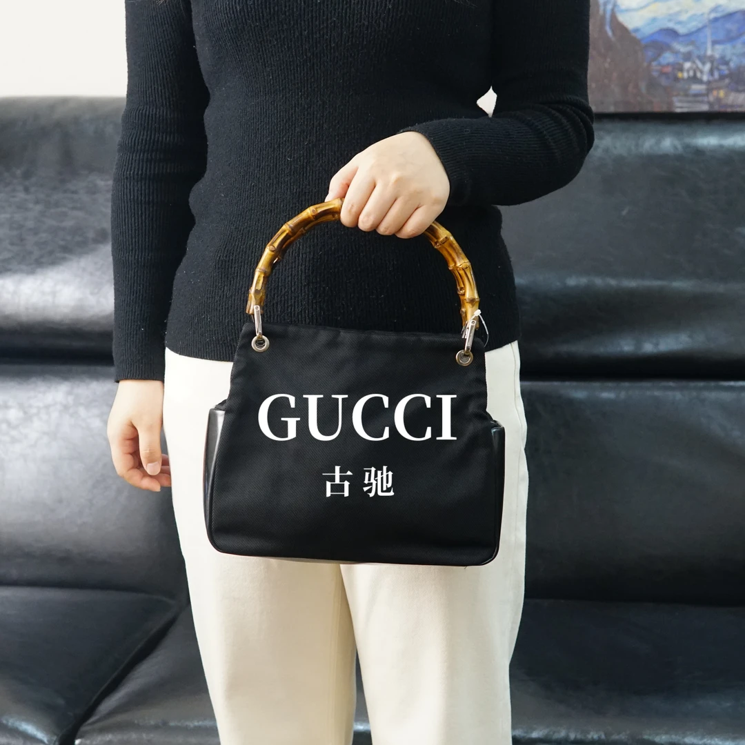 95新 GUCCI/古驰 竹节手提包/SD12505043/5043