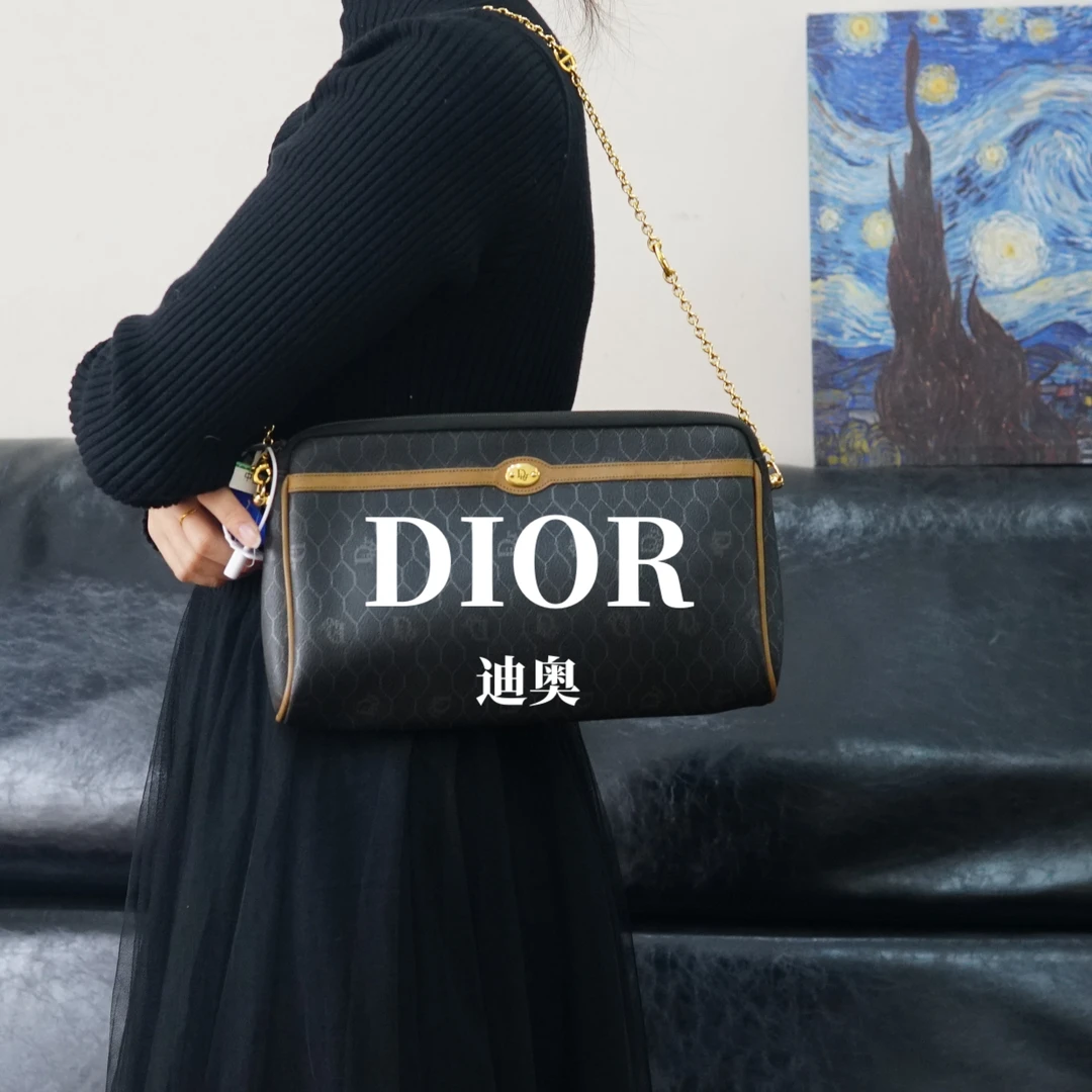 95新 DIOR/迪奥 黑色链条包/WJ12505506/5506