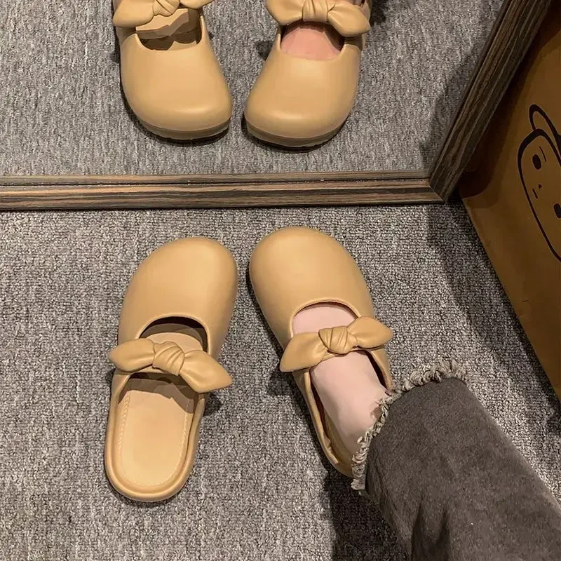 2024新款网红凉拖鞋女夏季外穿时尚懒人仙女风防滑防臭一脚蹬包头