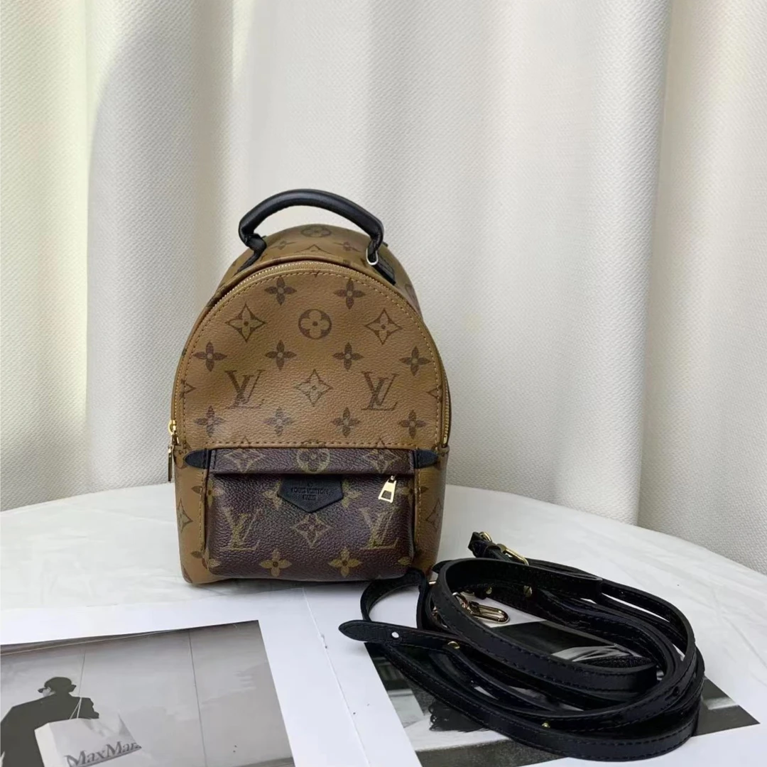 99新 LouisVuitton/路易威登 lv 小书包mini拼色/公价无/甄选