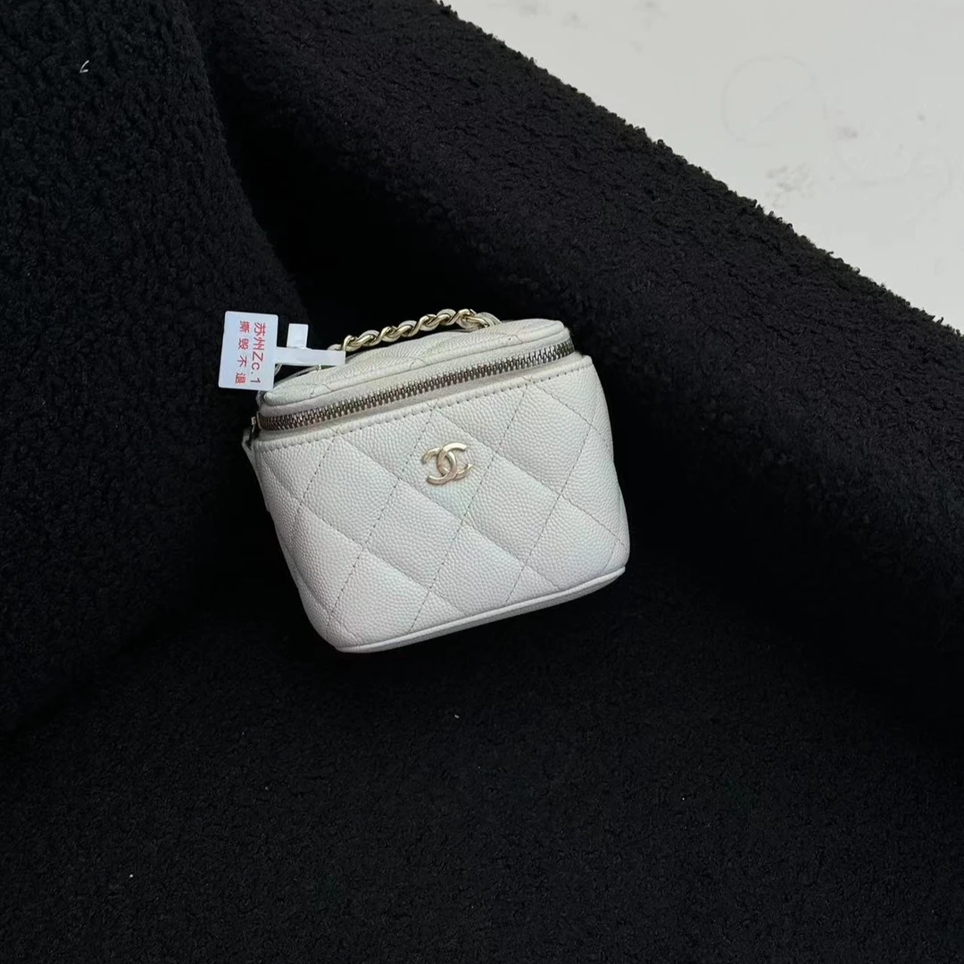 99新 Chanel/香奈儿 chanel 化妆盒米白/公价无/甄选