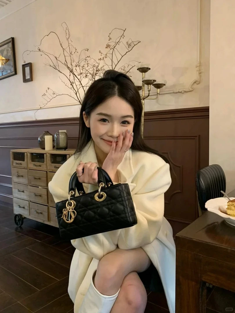 99新 DIOR/迪奥 dior戴妃横版黑金/公价无/甄选