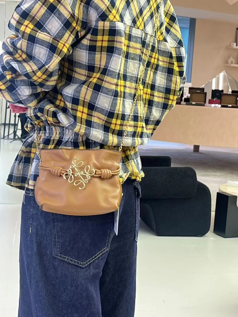 99新 LOEWE/罗意威 小福袋mini焦糖/公价无/甄选