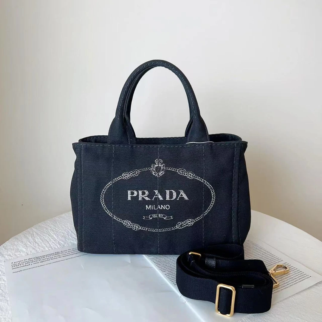 99新 Prada/普拉达 prada帆布手提斜挎包/公价无/甄选