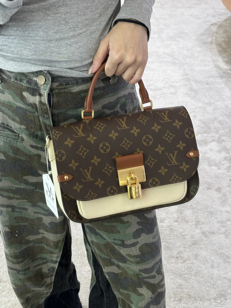 95新 LouisVuitton/路易威登 lv 锁头包单肩斜跨包 /公价无/甄选