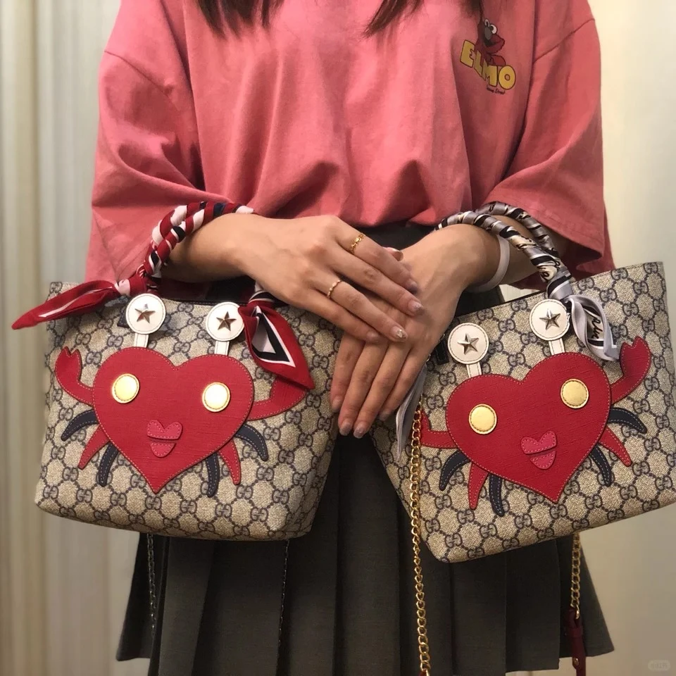 99新 GUCCI/古驰 gucci tote螃蟹儿童包/公价无/甄选