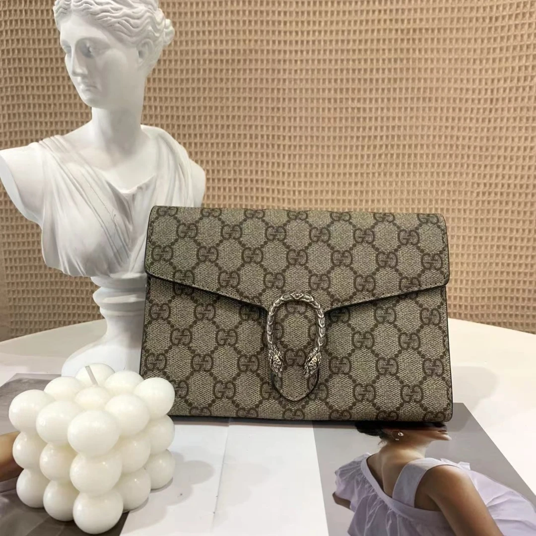 95新 GUCCI/古驰 gucci 酒神woc驼色链条包/公价无/甄选