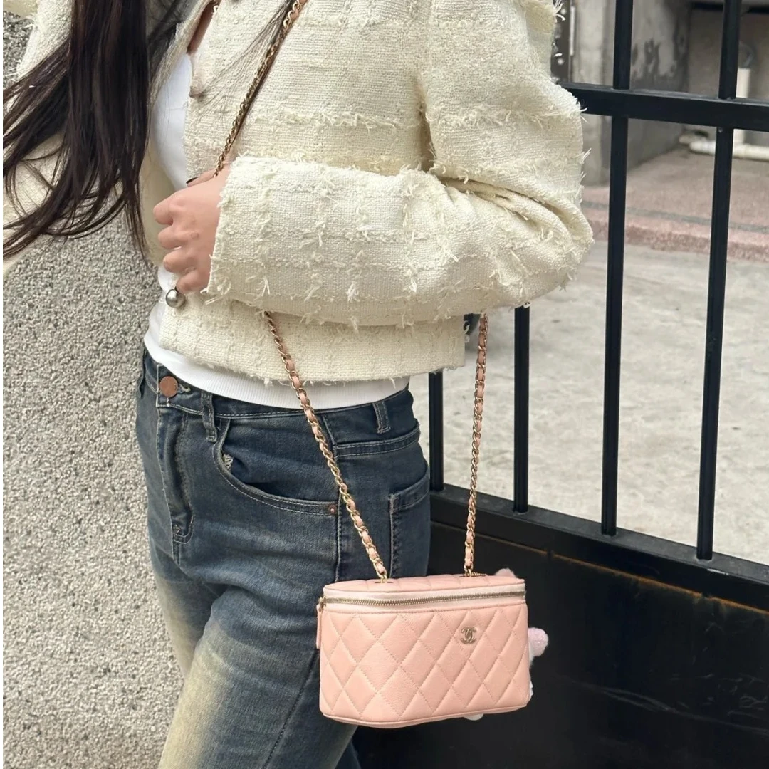 99新 Chanel/香奈儿 22c长盒子粉金/公价无/甄选