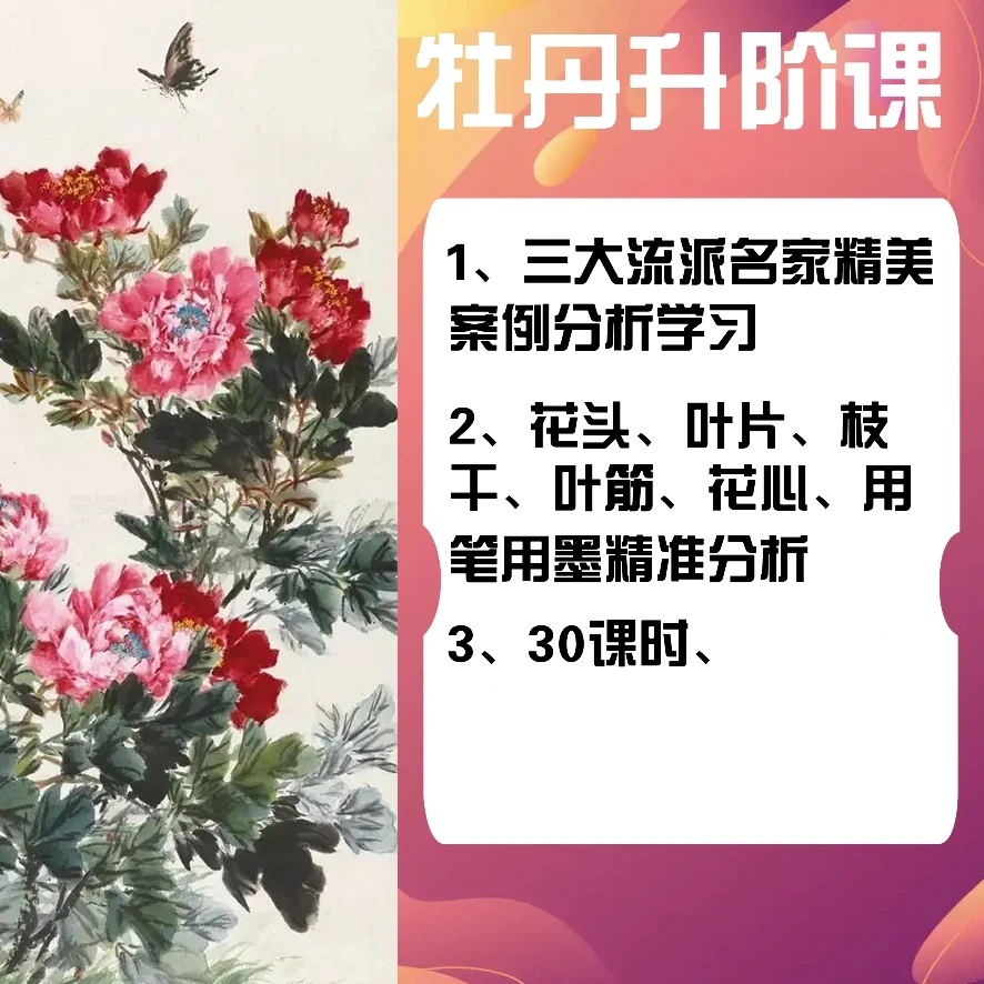 24年牡丹升阶课程