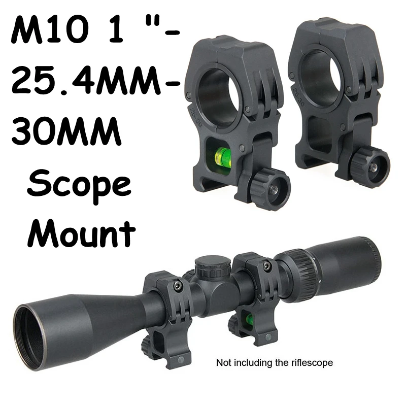 瞄准镜夹具分体水平仪 25.4/30mm管径高宽皮轨瞄准器夹具20mm导轨