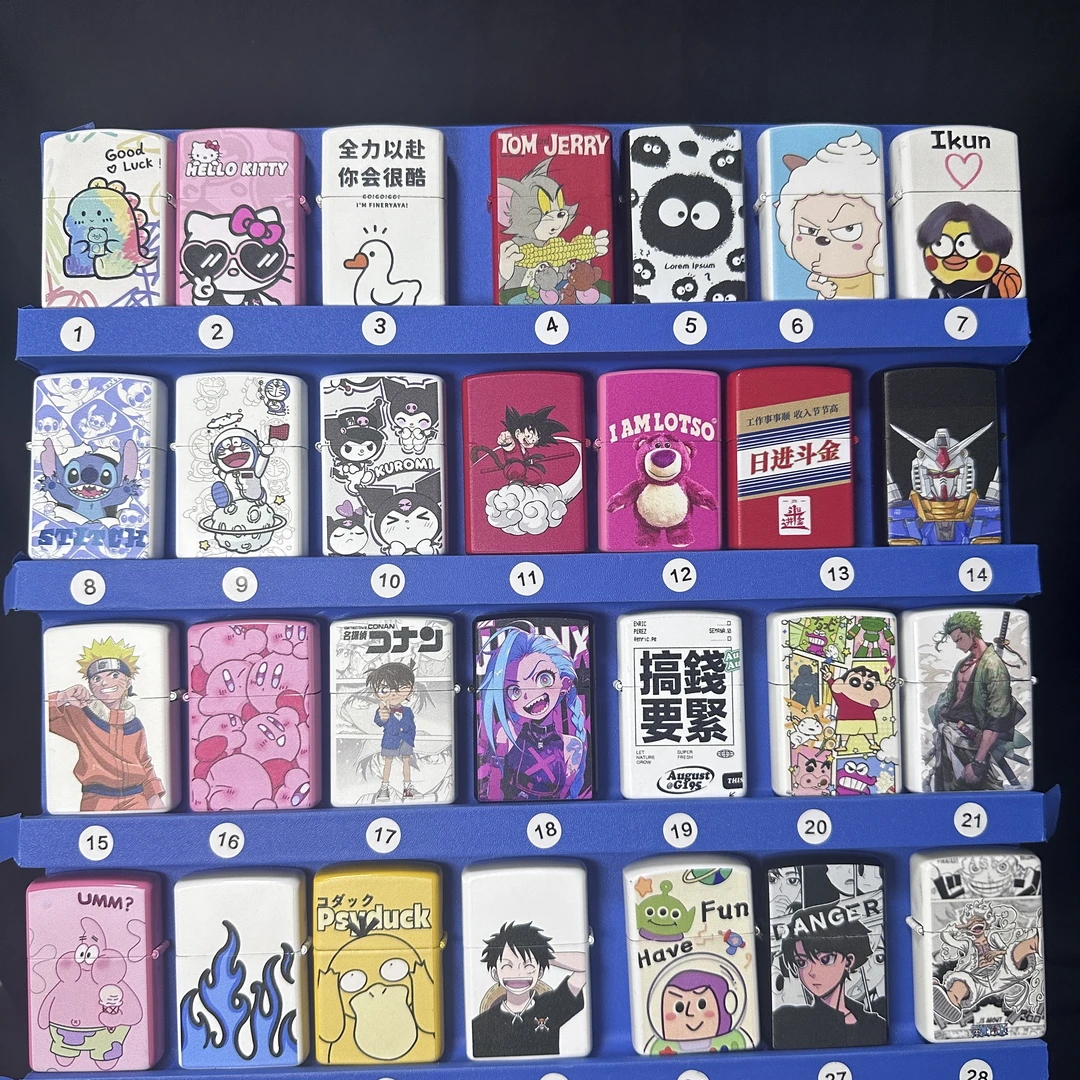 个性金属颜值防风时尚磨砂网红国潮可爱卡通复古煤油创意打火机