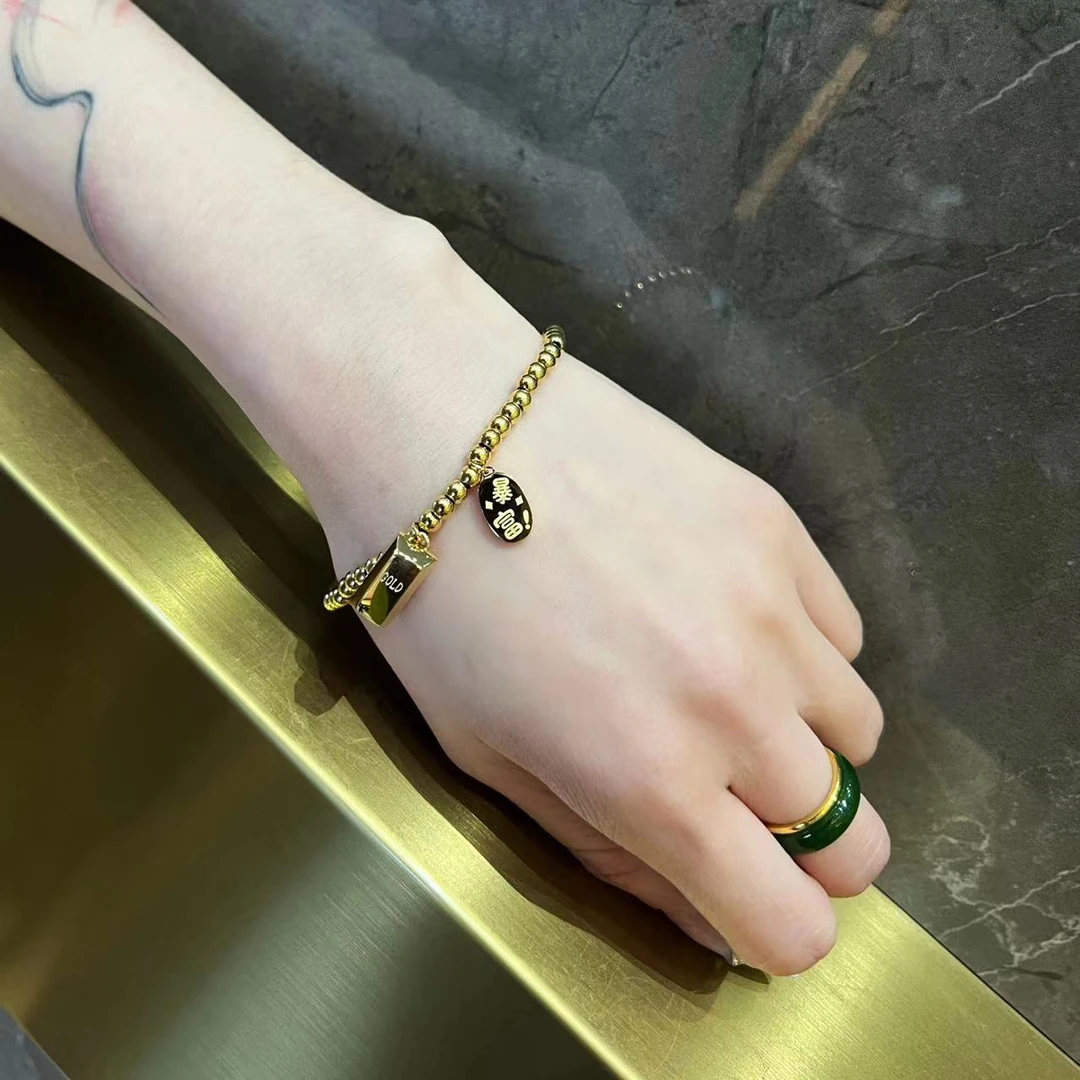 钛钢手链 小金钻手链小众时尚轻奢气质手链