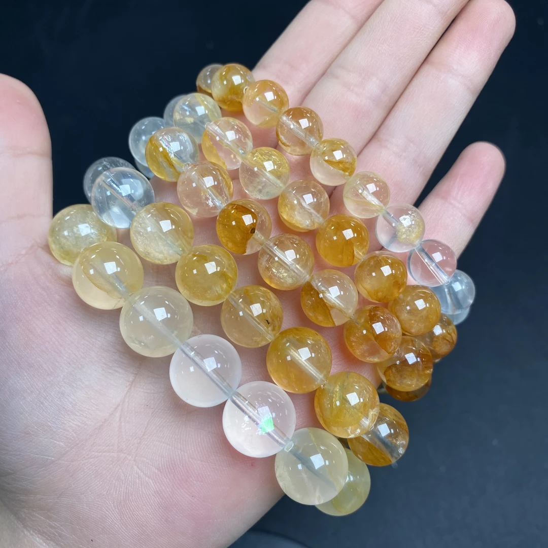 W319 黄金胶花渐变手链7-16mm+多样性发一