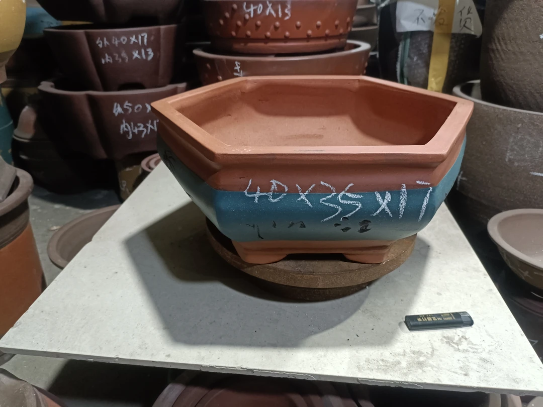 紫砂花盆有无孔菖蒲文竹拇指盆大小号防烂根菖蒲文竹拇指盆大