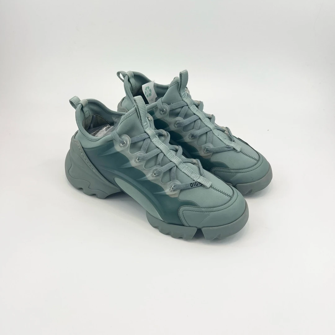 迪奥/皮皮/36.5码/湖蓝色老爹鞋/95新