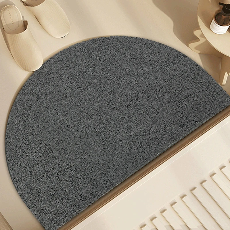 家用除尘防尘垫​脚垫卧室简约卫生间加厚厕所浴室裁剪圆形地垫