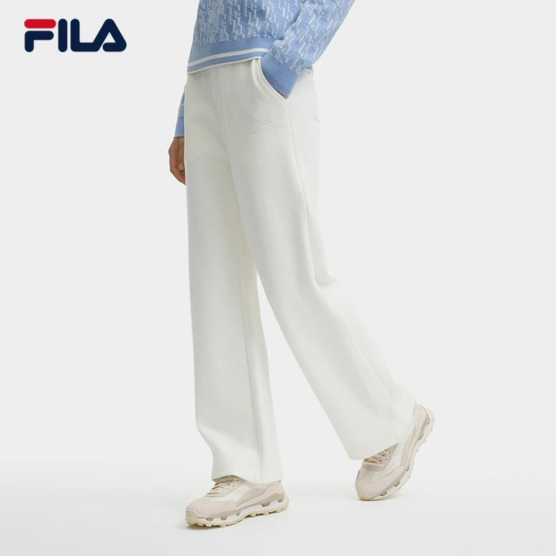 Fila/斐乐【杨幂同款】女装秋冬新款时尚百搭运动长裤运动琥珀流光