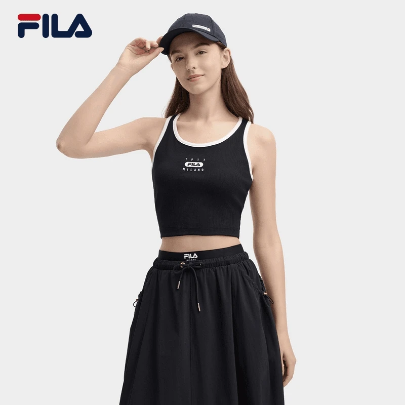 Fila/斐乐女款运动背心【雅丹风】显瘦休闲时尚百搭舒适F11W435101F