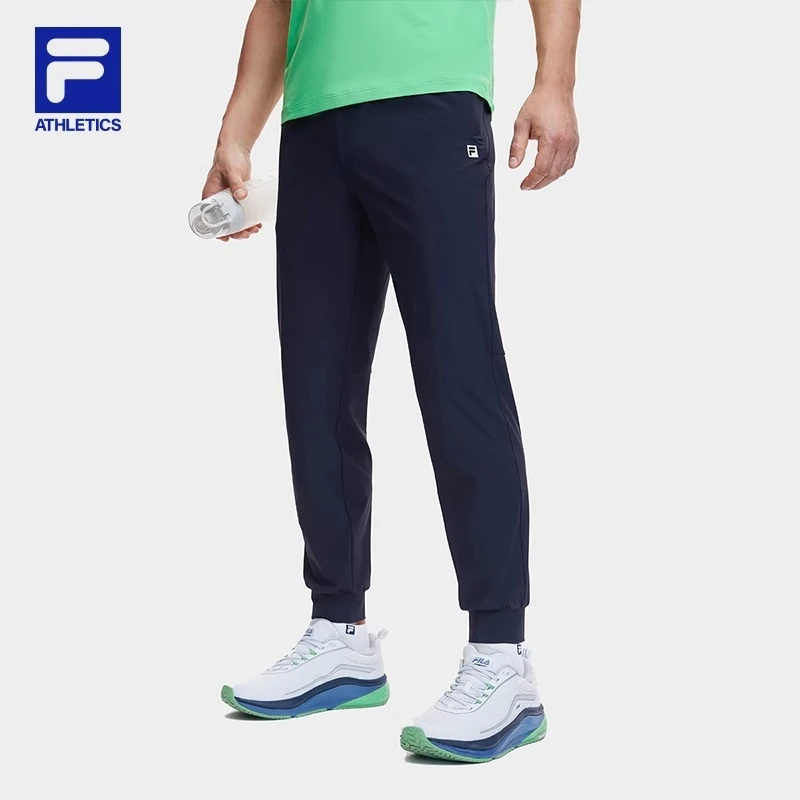 【雅丹风】Fila/斐乐男针织长裤2024夏季干爽防晒收口裤A11M421618