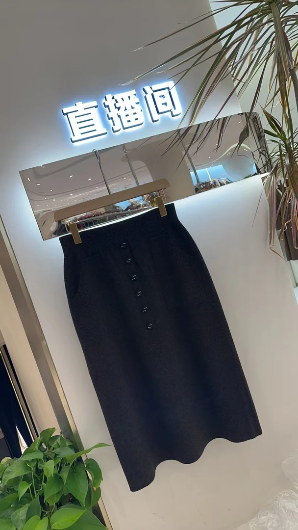 2024秋冬高端时尚气质百搭半裙5825