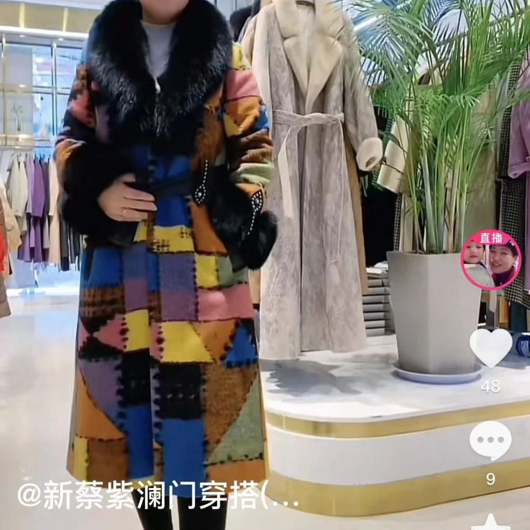 高端时尚羊毛加厚外套2811