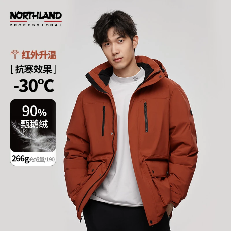 NORTHLAND诺诗兰新款羽绒服冬季户外保暖防风防泼水NDJCT5637E