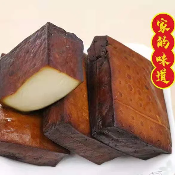 豆腐干烟熏豆干柴火香干腊豆干炒菜家常菜熏豆干手工农家达县豆干