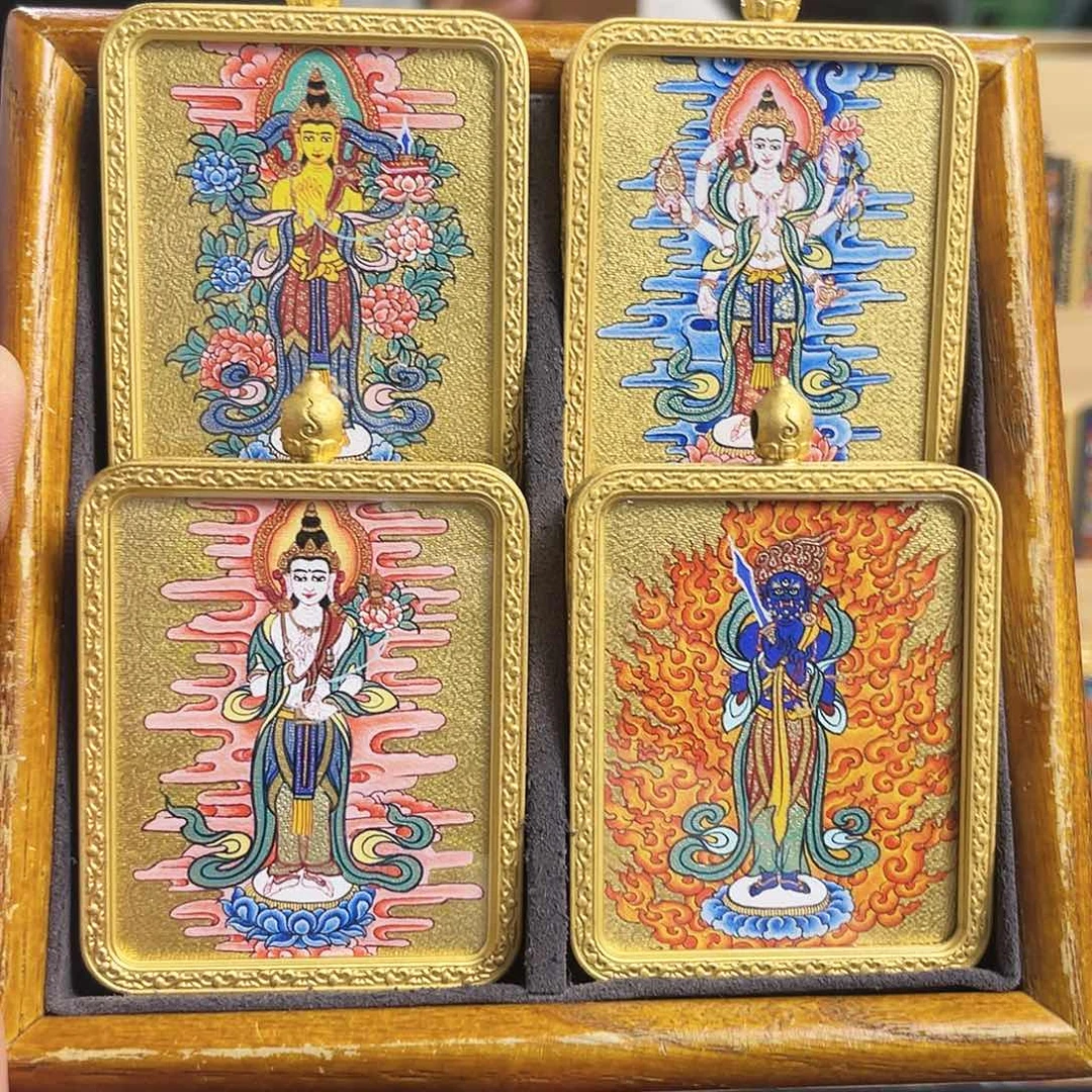 一物一发，单尊价格。热贡手绘