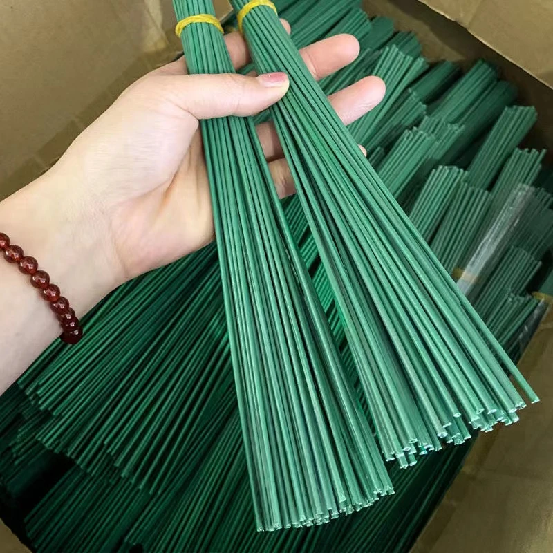 2号花杆扭扭棒手工DIY花束专用绿色胶包加粗铁丝高品质耐用