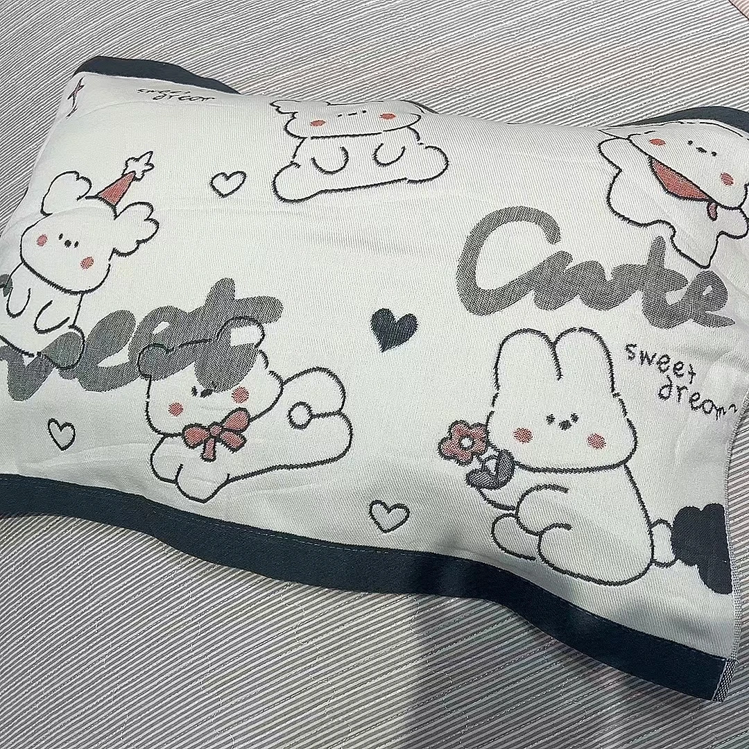 纱布纯棉枕巾柔软40x60cm