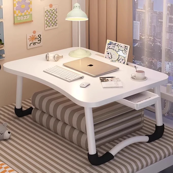 床上小桌子飘窗可折叠桌子宿舍电脑桌儿童学习桌学生书桌居家日用
