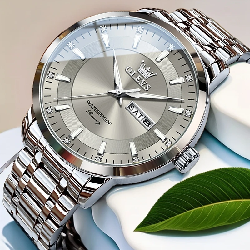 瑞士注册认证欧利时男士手表男石英表2025新款腕表男商务休闲百搭