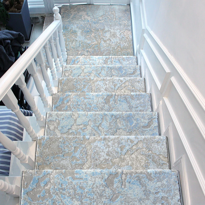 高端楼梯踏步垫别墅免胶自吸家用防滑地垫实木楼梯加厚踏步垫地毯