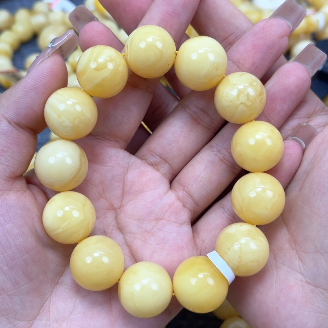 琥珀手链未镶嵌尺寸17