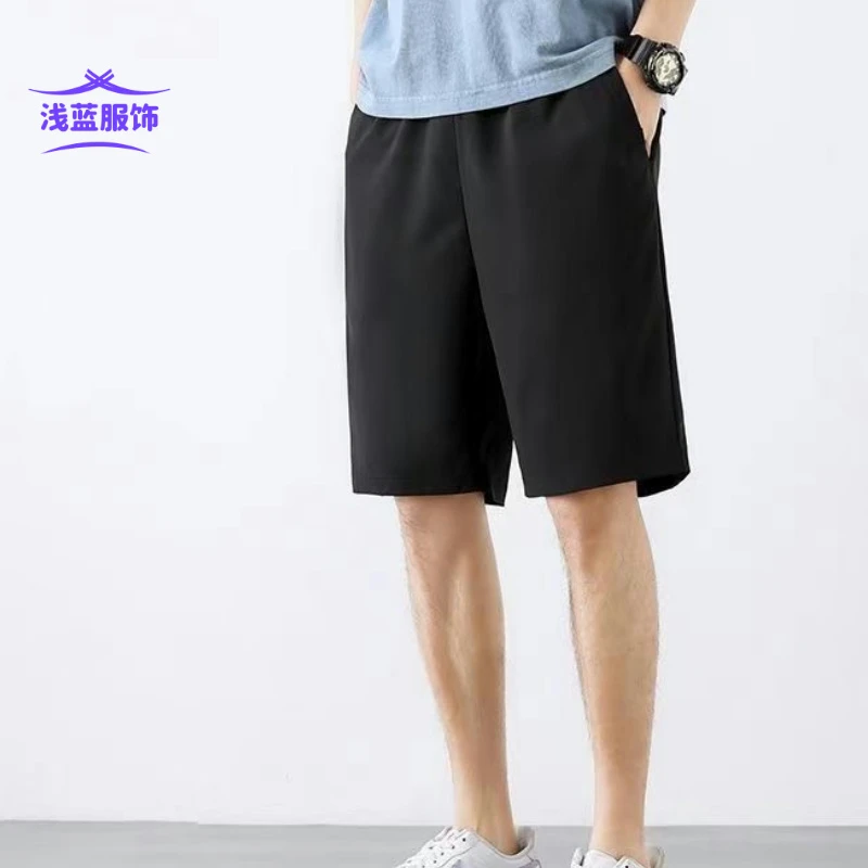 五分裤大码男女弹力短裤宽松百搭新款运动男士潮流夏季短裤冰丝凉