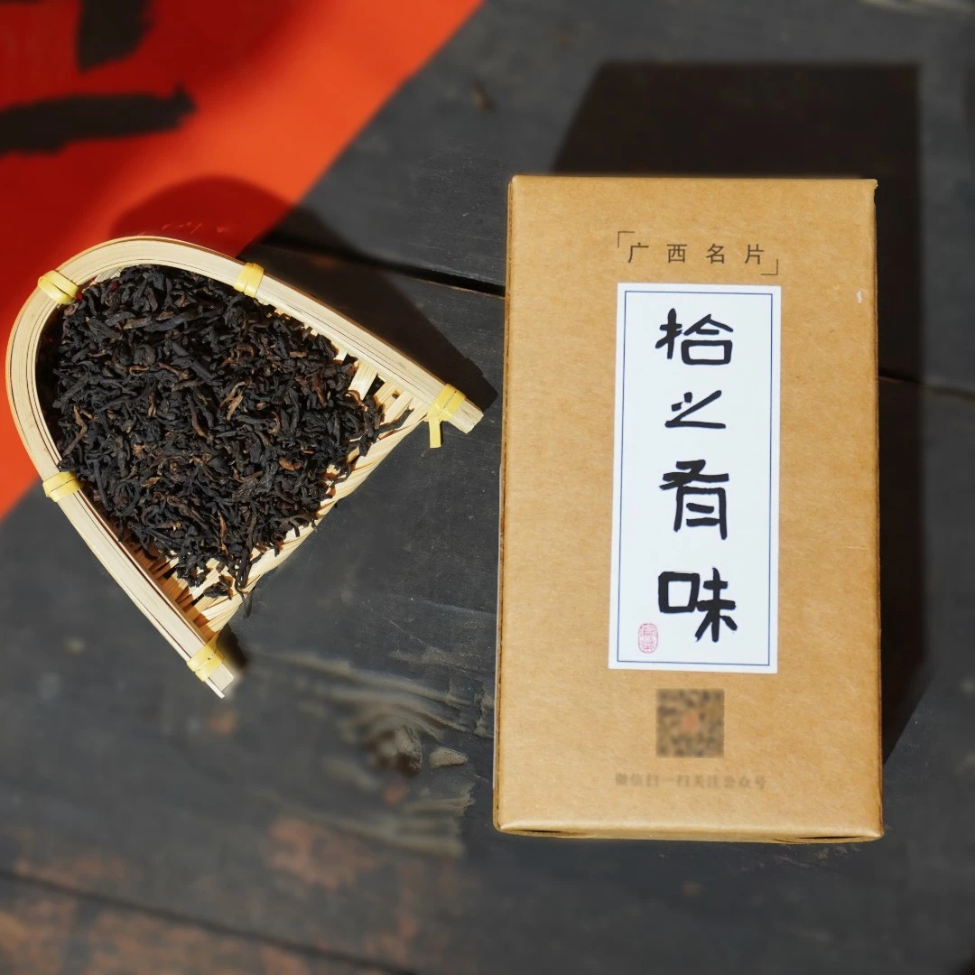 凤小茶广西六堡茶 凤小茶精选【拾之有味】2013宾榔韵 75g/盒装