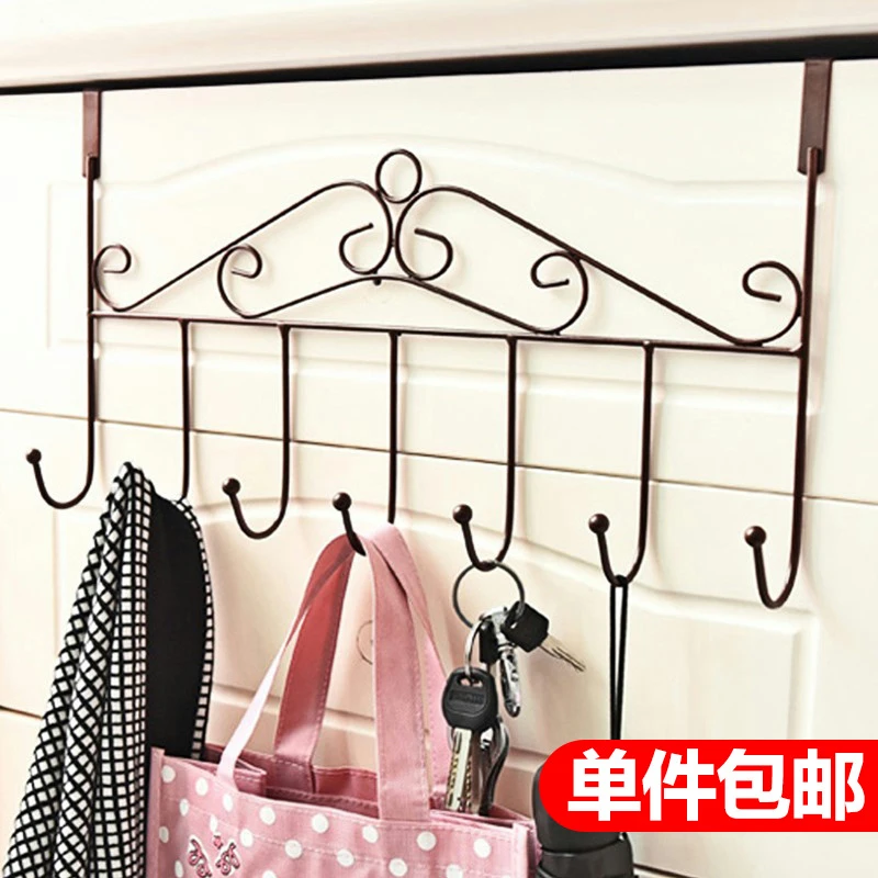 门后挂钩免打孔墙上挂衣架神器门上挂架壁挂子强力无痕衣服帽衣钩