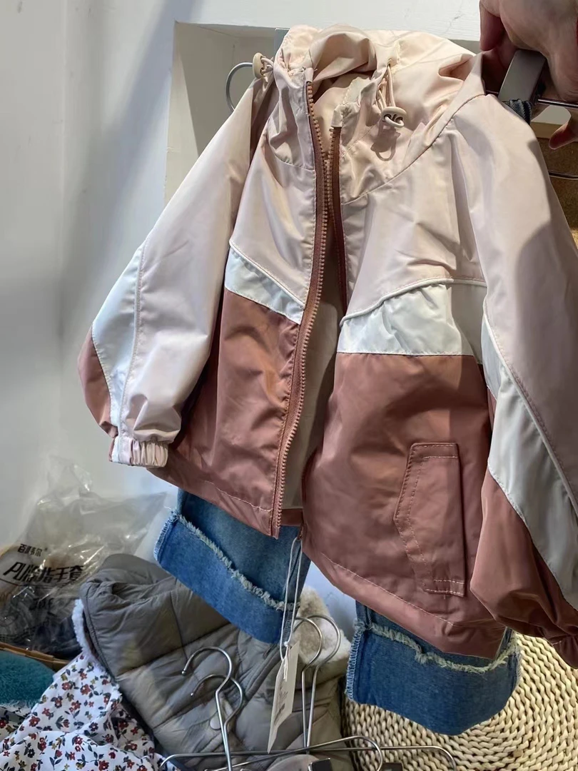 50➕男女童外套春装儿童宝宝风衣夹克