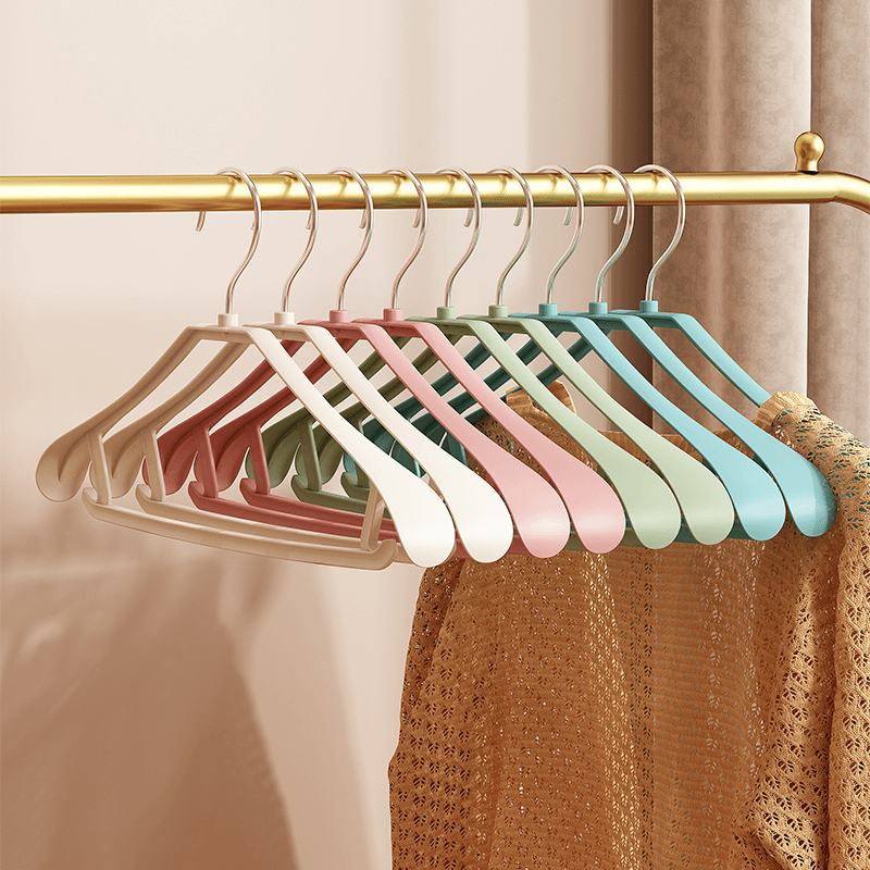 冬季衣架家用挂衣无痕防滑肩角宽肩晾衣服架子衣柜高级衣撑大衣挂
