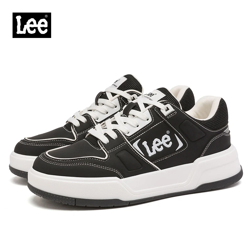 Lee男鞋春季2025新款休闲鞋子男潮鞋百搭小白鞋男士运动板鞋男