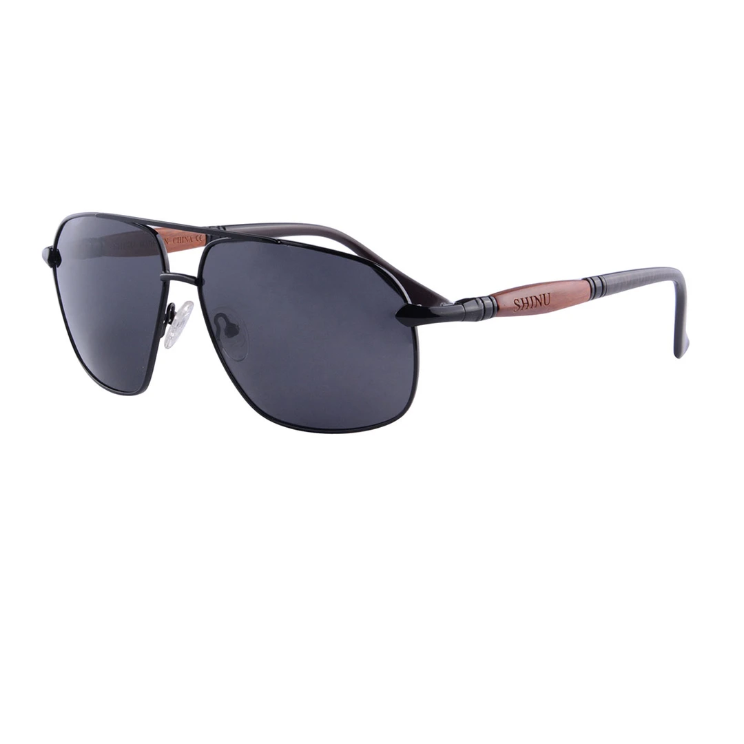 SHINU/视奴专利墨镜实木装饰双梁太阳镜防紫外线男士经典夏天必备