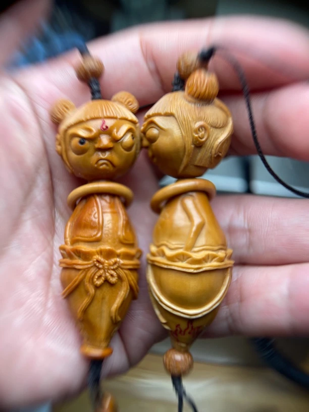 核雕 魔童 橄榄核雕